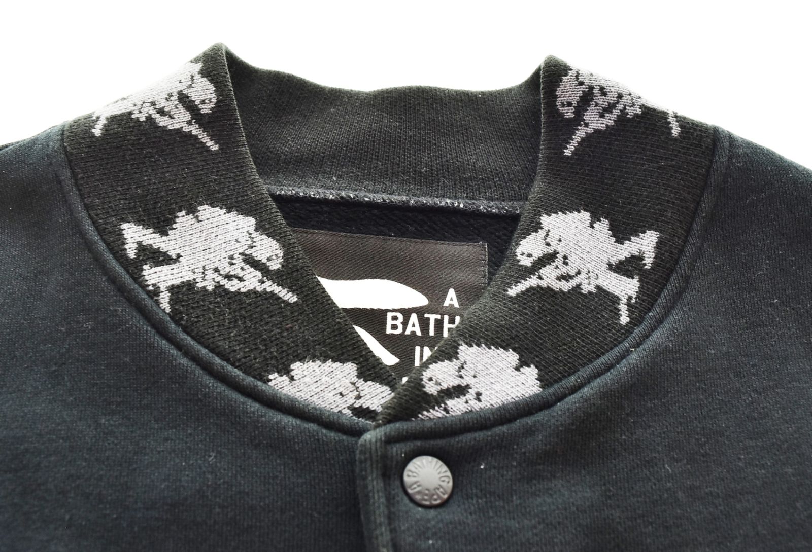 A Bathing Ape G Jean Denim Jacket Stash Bape Soldier Varsity M 103Mt-4255