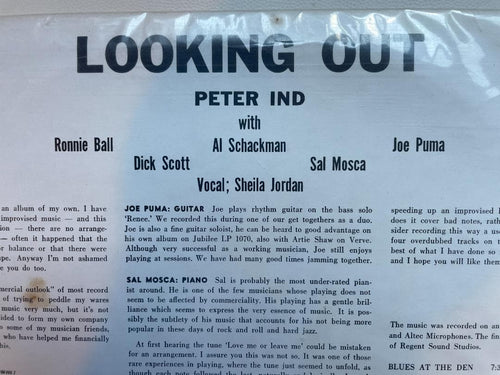 Others Peter Ind-Looking Out-Joe Puma-Sal Masca