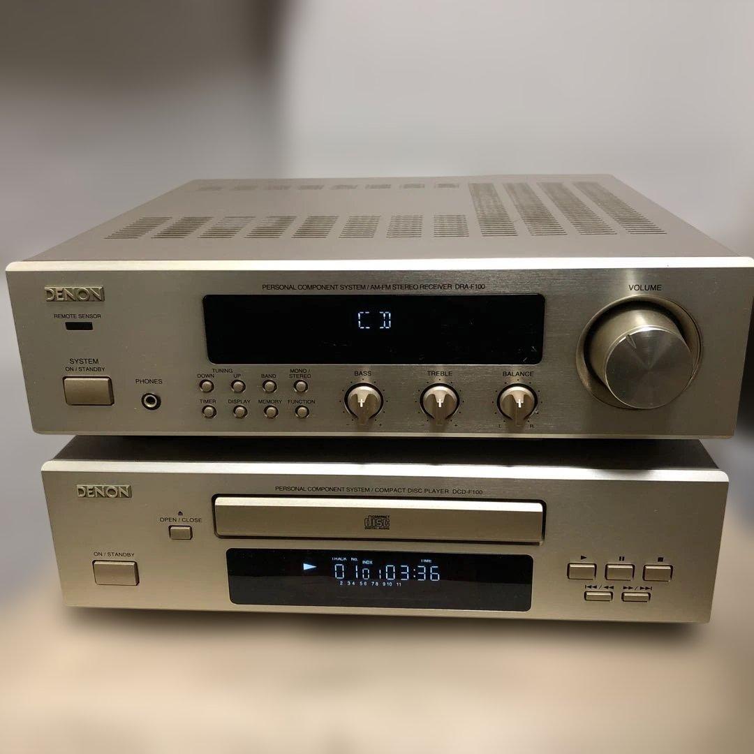 Denon Cd, Md Cassette Decks Dcd-F100 Dra-F100