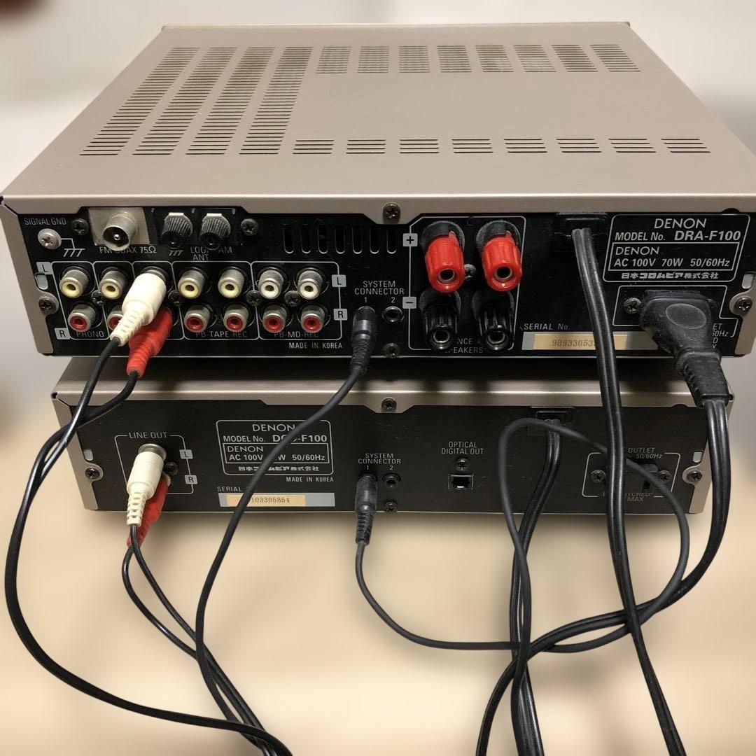 Denon Cd, Md Cassette Decks Dcd-F100 Dra-F100