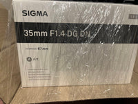 Sigma Prime Lenses F1.4 Dg Dn Art