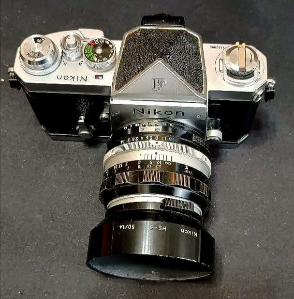 Nikon Slr Cameras (Film) F +Nikkor S Auto F1.4