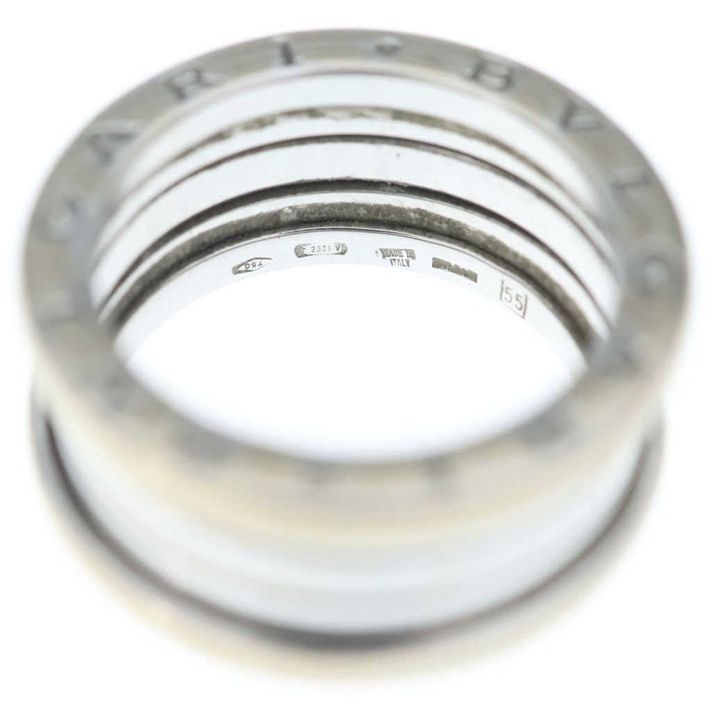 Bvlgari Ring 3 Au750 K18Wg #55