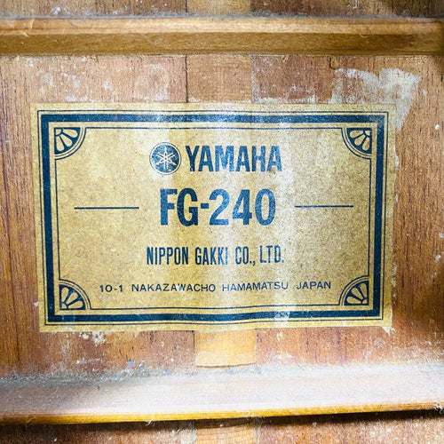 Yamaha Acoustic Guitar Fg-240