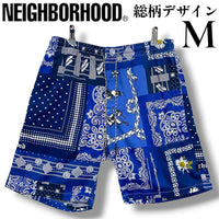 Neighborhood Shorts Bermuda M Blue Navy White