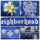 Neighborhood Shorts Bermuda M Blue Navy White