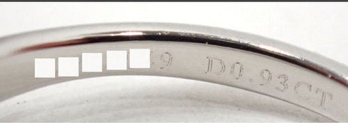 Tiffany Rings 0.9Ct Pt950