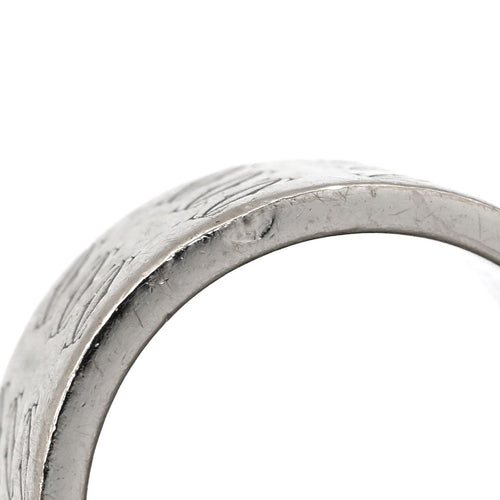 Cartier Ring C2 2000 #50(Jp10) C 2C 750Wg 18K 18 9.5