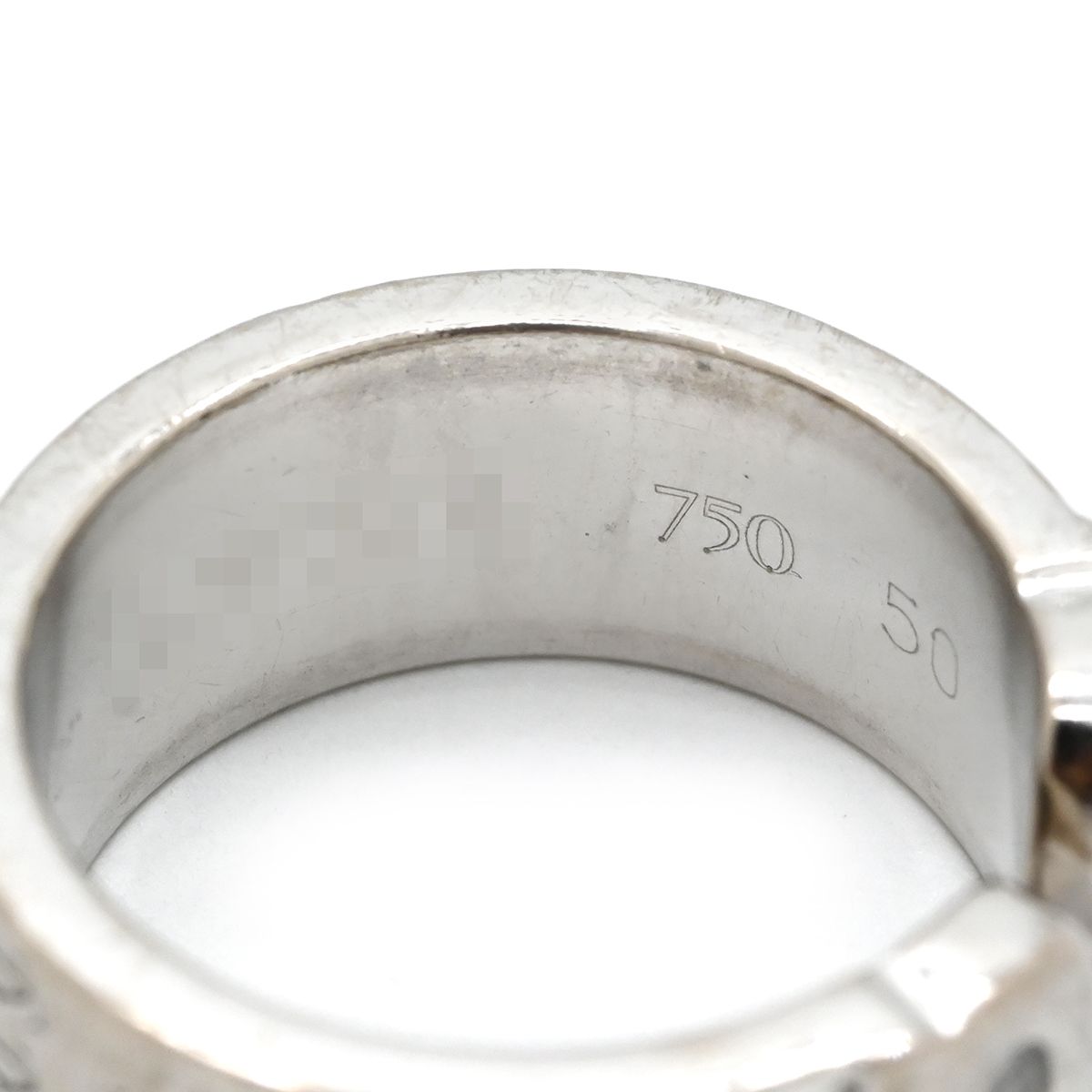 Cartier Ring C2 2000 #50(Jp10) C 2C 750Wg 18K 18 9.5