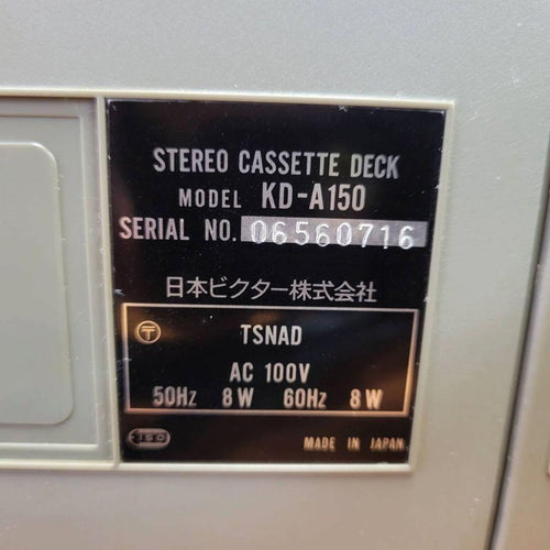 Victor Cd, Md Cassette Decks Kd-A150