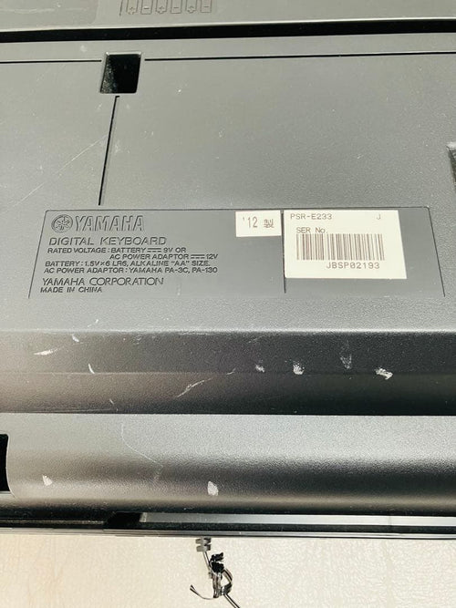 Yamaha Keyboard Electronic Piano G644 Psr-E233