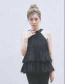 No Sleeve Fiolily Kirakirahalterneck