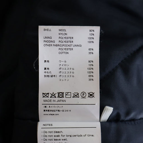 Wtaps Military Jacket 21Aw Melton 212Wvdt-Jkm01