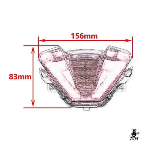 Light Winker Yamaha Mt-07 2018-2023 Led