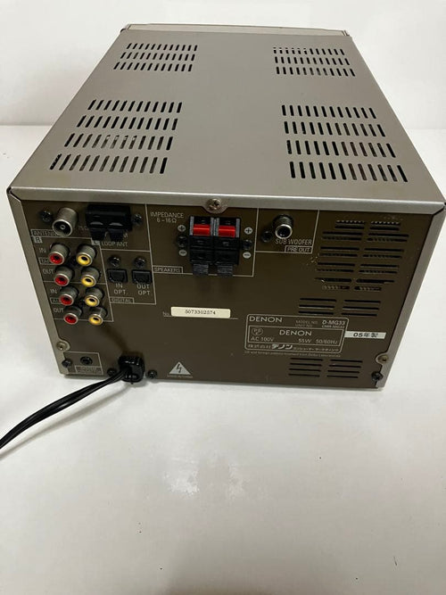 Denon Mini Component Systems Cd Md D-Mg33