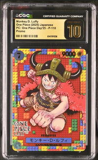 Pok Mon Trading Card Game Cgc10 Pristine Onepiece Day P-110