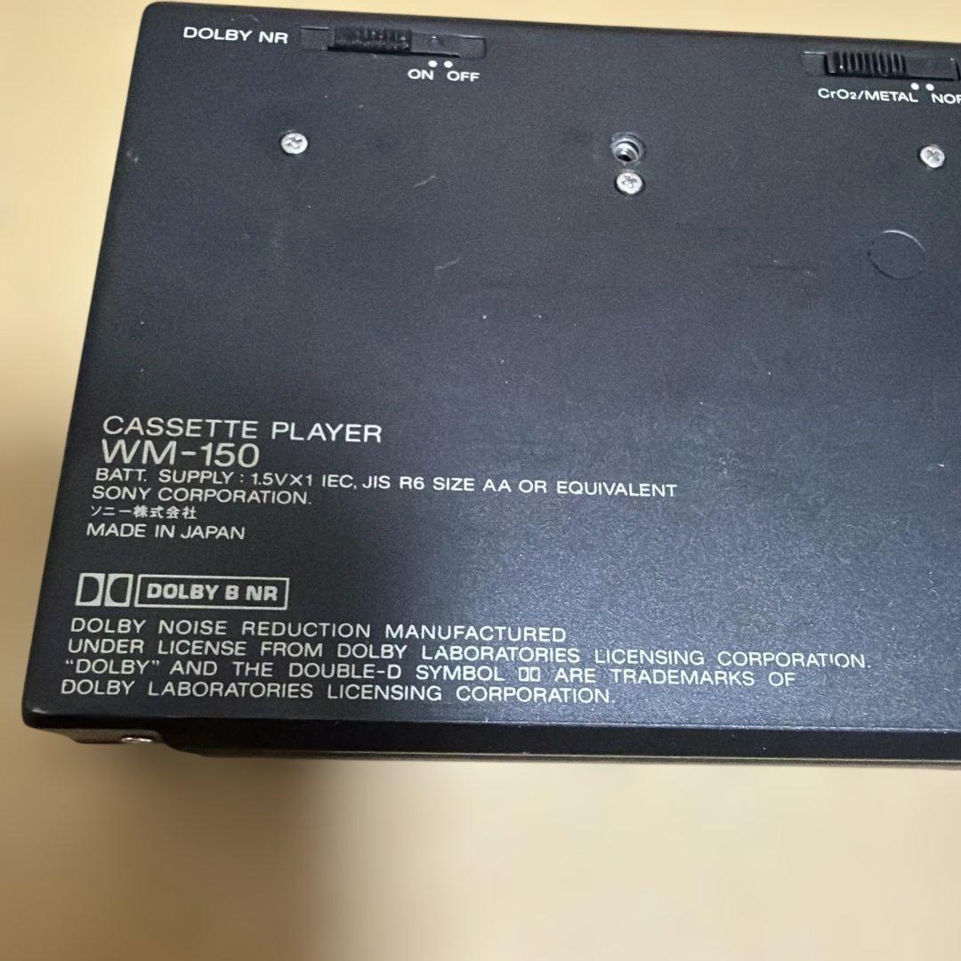 Sony Cassette Player Wm-150