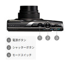 Canon Compact Digital Camera Ixy650M Microsd Wi-Fi
