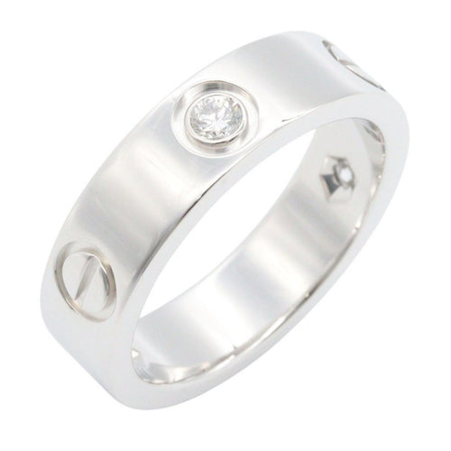 Cartier Ring 3Pd B4032500 K18Wg Used A
