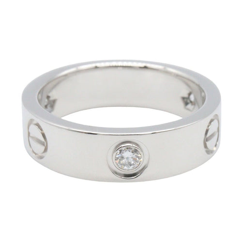 Cartier Ring 3Pd B4032500 K18Wg Used A