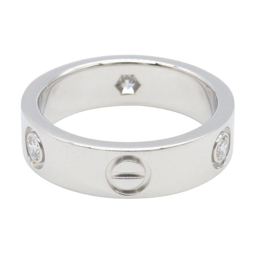 Cartier Ring 3Pd B4032500 K18Wg Used A