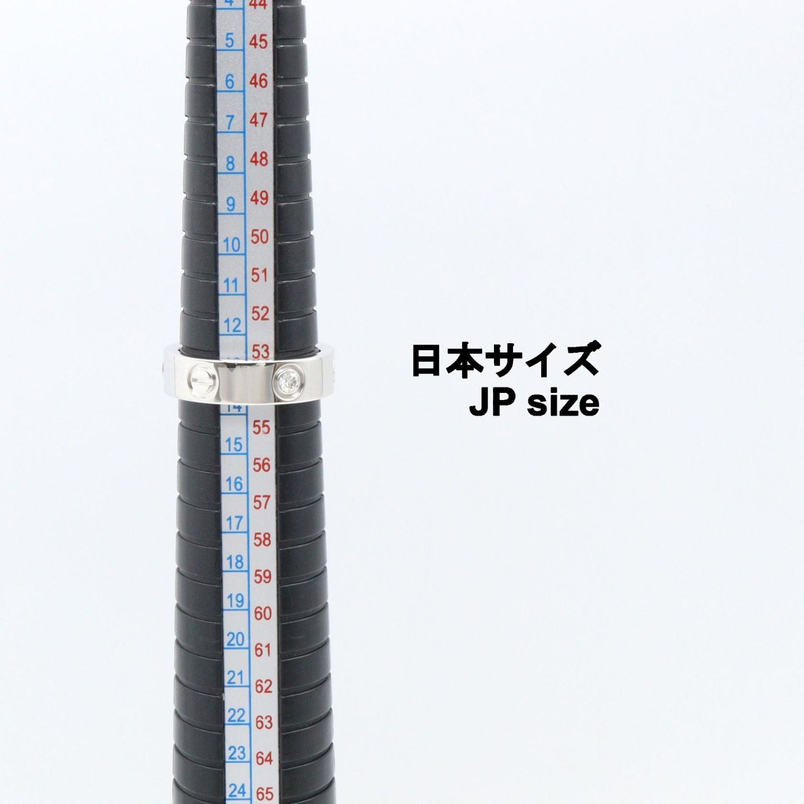 Cartier Ring 3Pd B4032500 K18Wg Used A