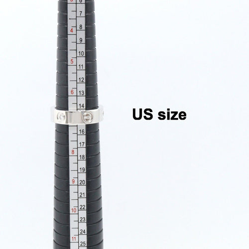 Cartier Ring 3Pd B4032500 K18Wg Used A