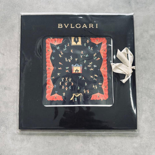 Bvlgari Bandanas Thin Scarves Girotondo Di Marionette Blue