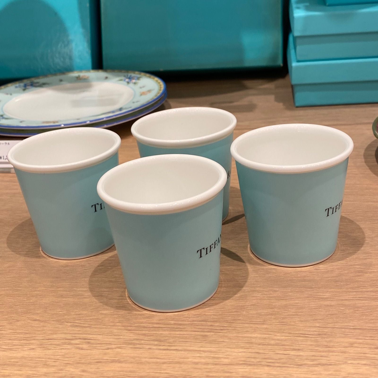 Tiffany Cup Glass 4 6 Y8-0701