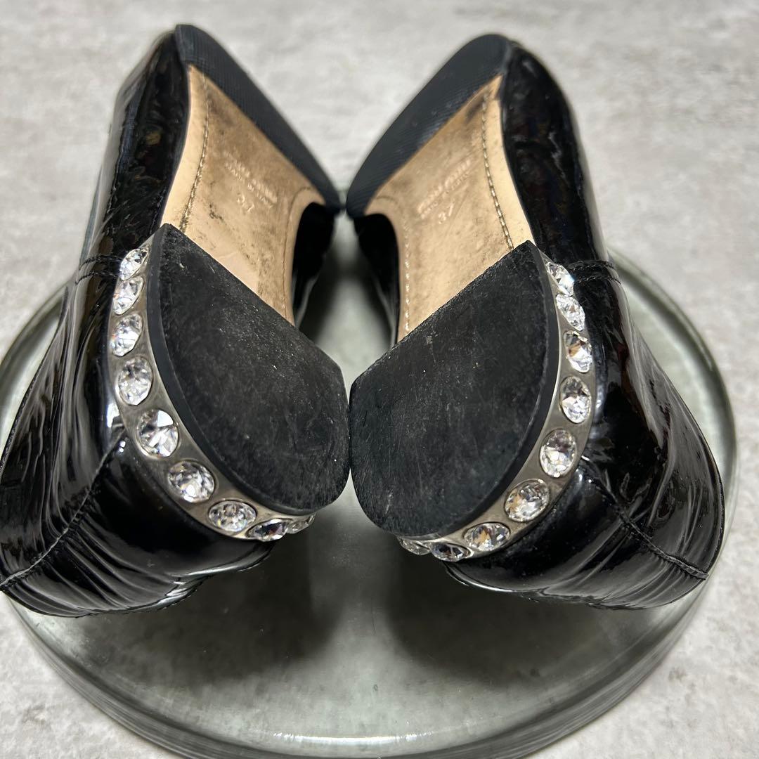 Miu Loafers Dress Shoes Miumiu 37 Blk