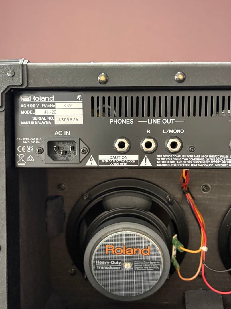 Roland Guitar Amplifiers Jazz Chorus Jc-22