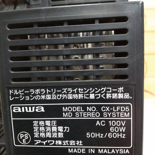 Aiwa Mini Component Systems Tape/Widefm/Am/Aux Cx-Lfd5