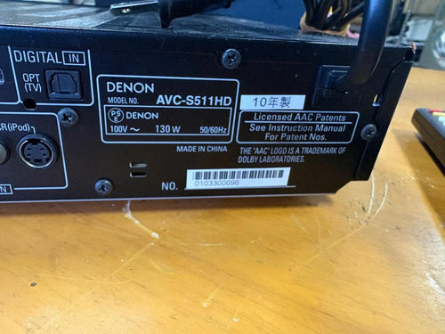 Denon Speakers Dht-S511Hd Avc-S511Hd