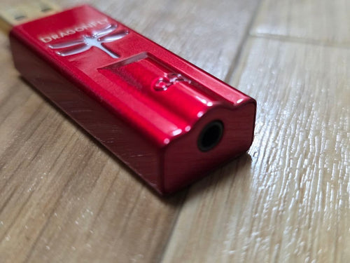 Audioquest Headphone Amplifiers Dac Dragonfly Red