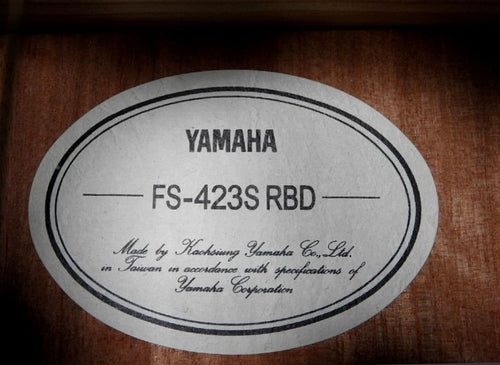 Yamaha Acoustic Guitars Fs-423S Rbd (Tmb)