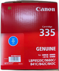 Canon Toner Cartridge 335 Cyan
