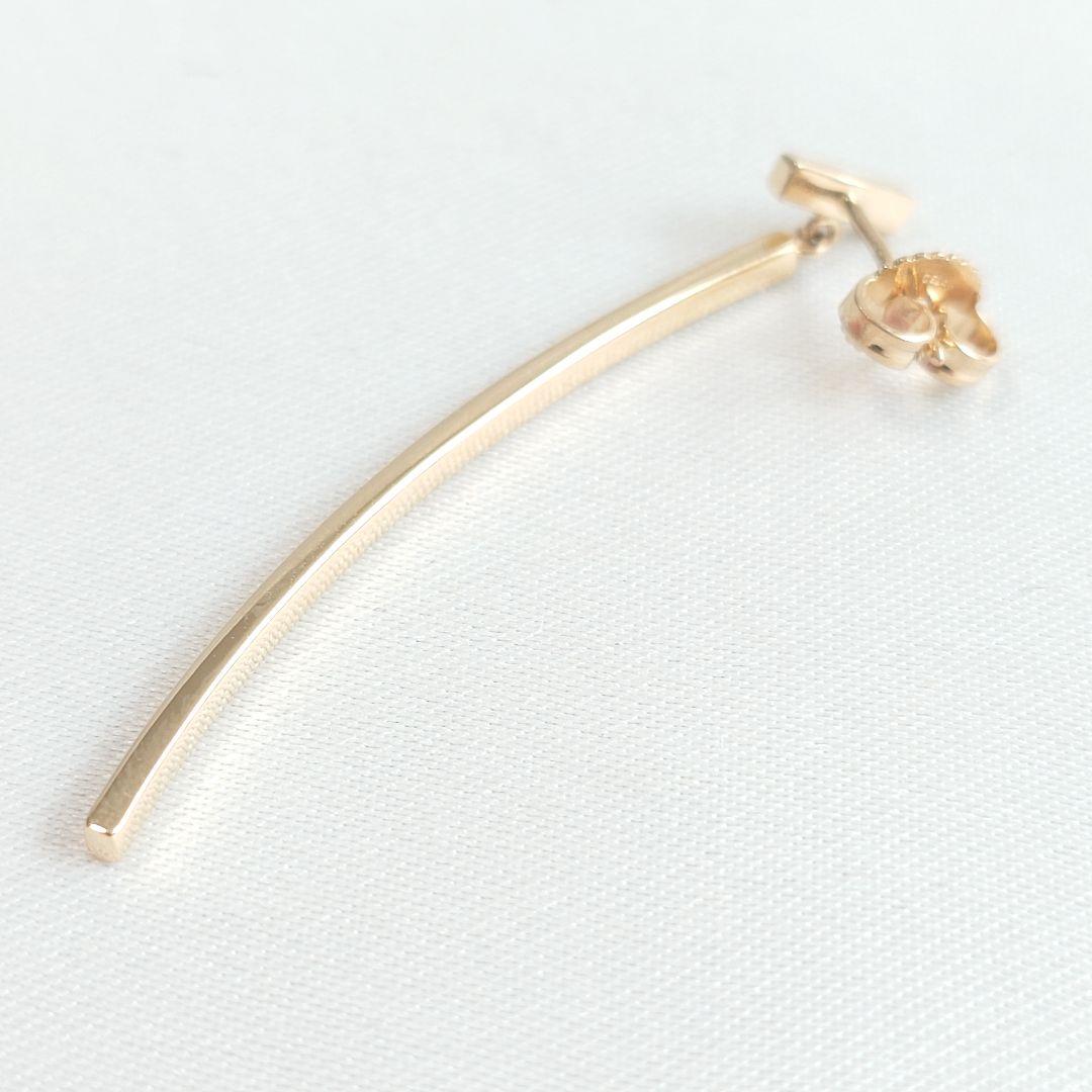 Tiffany Earrings (Single) K18Yg T 7689