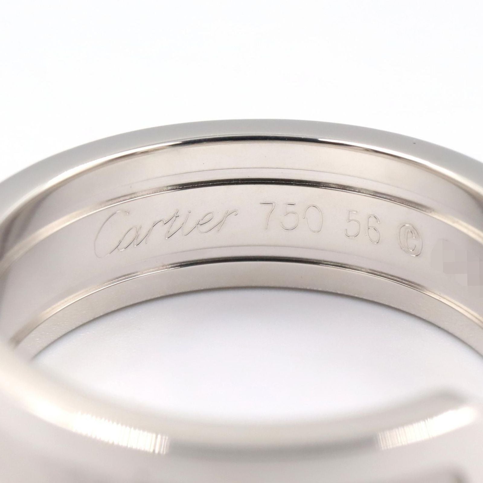 Cartier Ring C2 K18Wg Used A