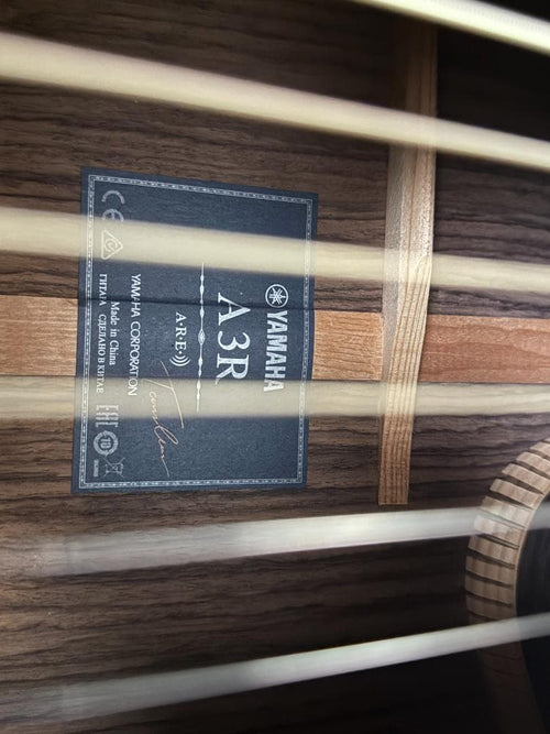 Yamaha Acoustic Guitars A3R Are Vintage Natural