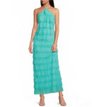 Long Sleeves, Three Quarter Sleeve Gianni Bini Melanie Halter Neck Sleeveless