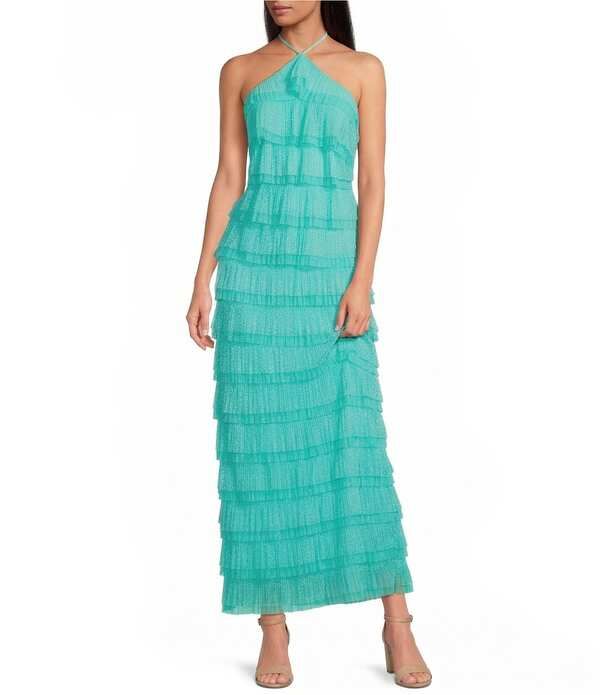 Long Sleeves, Three Quarter Sleeve Gianni Bini Melanie Halter Neck Sleeveless