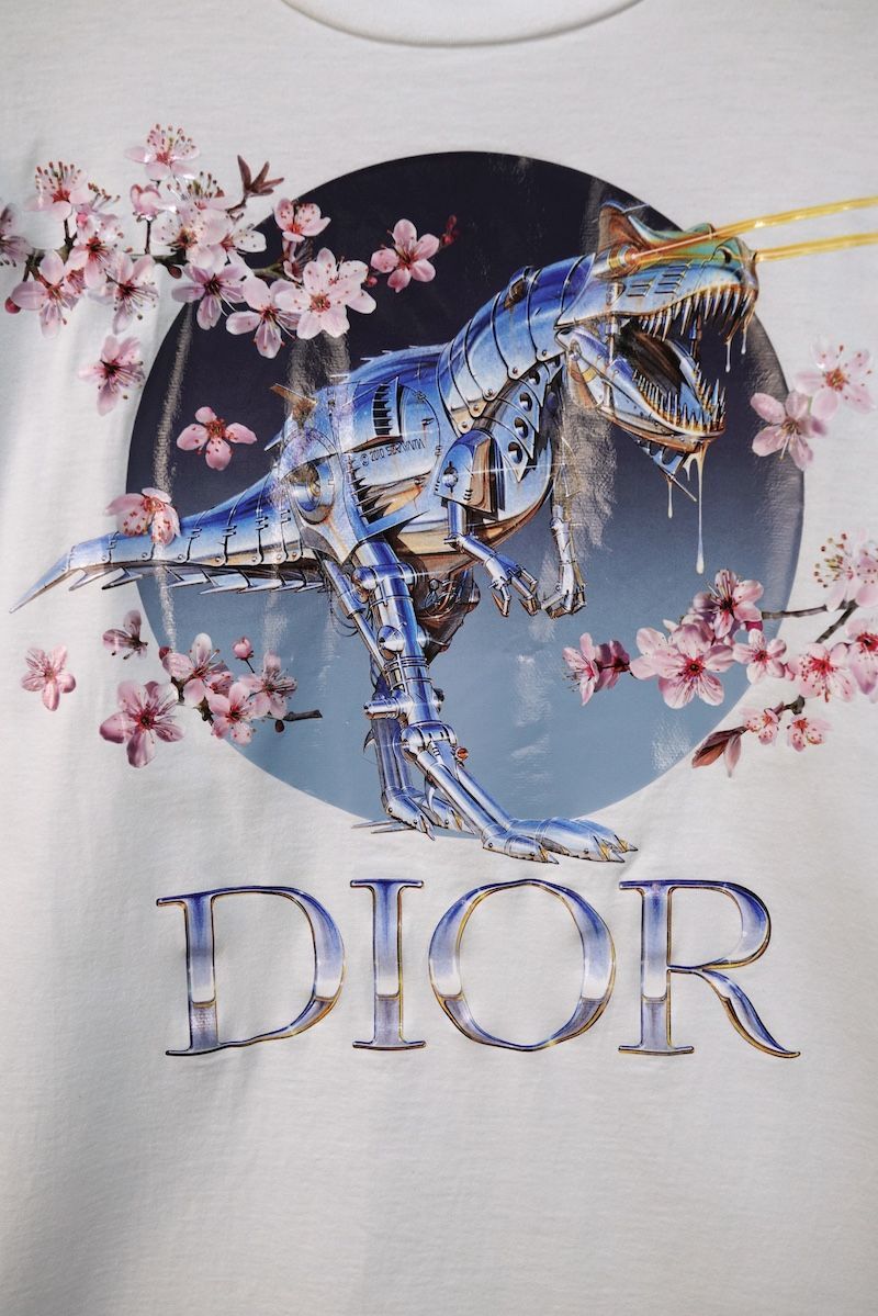 Dior Homme T -Shirt Sorayama Hajime Xs 933J602B0533