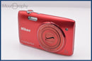Compact Digital Camera Nikon Coolpix S3500 7X #Ak273