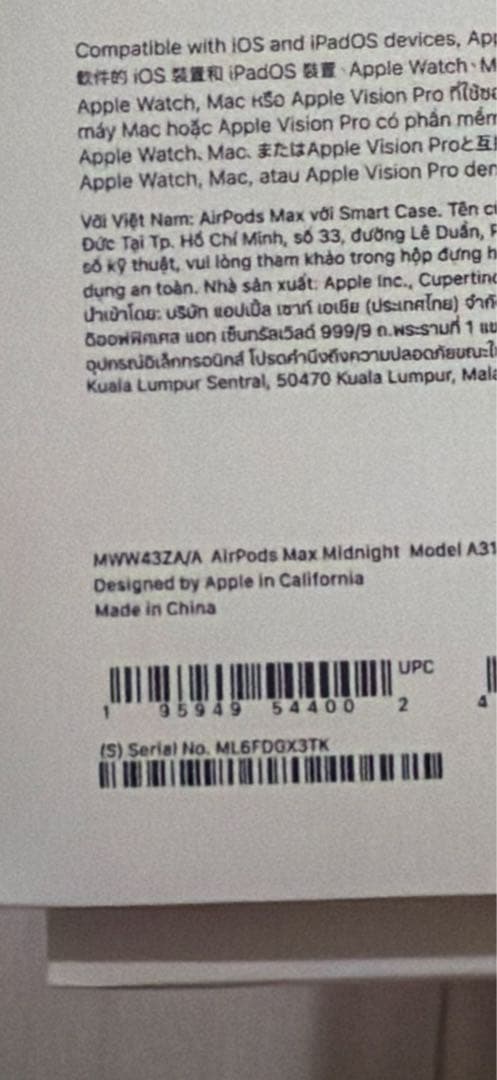 Apple Wireless Headphones Airpods Max Usb-C
