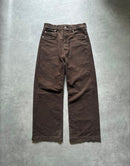 Rick Owens Straight Jeans Geth Brown