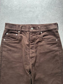 Rick Owens Straight Jeans Geth Brown