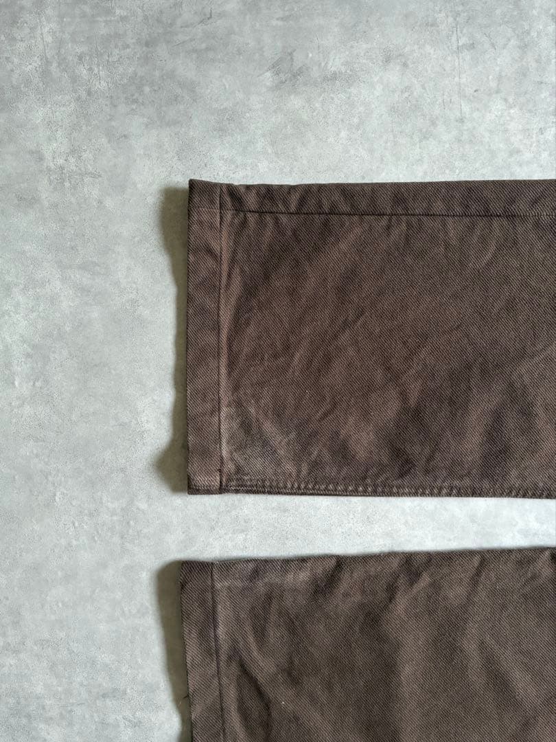 Rick Owens Straight Jeans Geth Brown