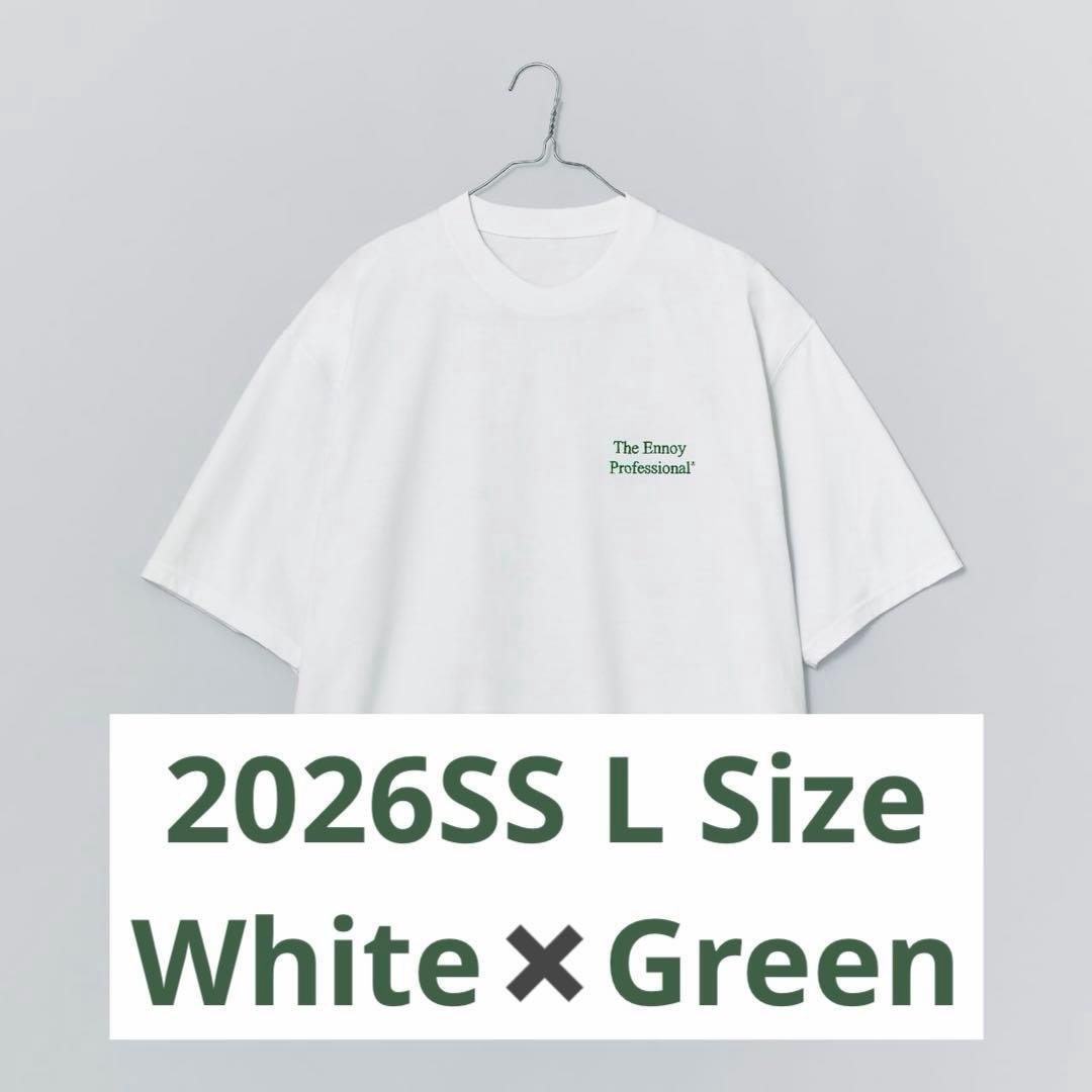 Ennoy T-Shirts Professional S/S T-Shirt (White X Green)