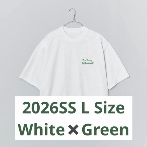 Ennoy T-Shirts Professional S/S T-Shirt (White X Green)