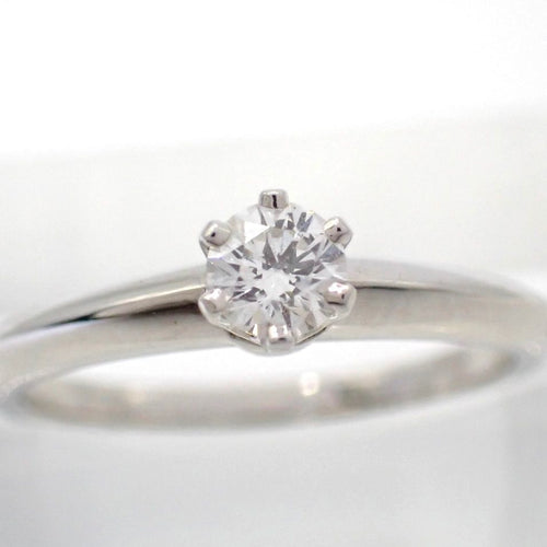 Tiffany Ring Co. 0.20Ct G Vs1 None 8 Pt950 5055